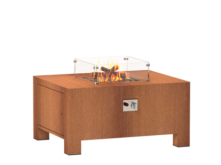 FORNO Mesa de fuego Brann Acero Corten (1000 x 800 x 500)