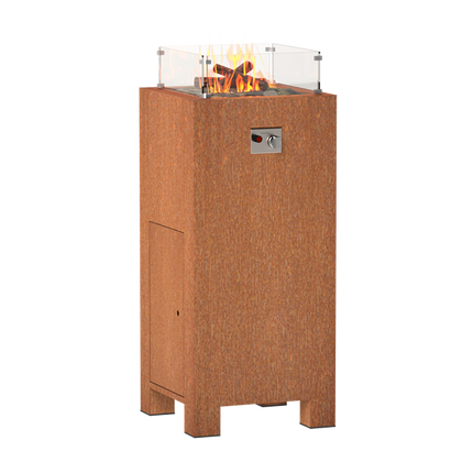 FORNO Mesa de fuego Brann Acero Corten (550 x 550 x 1200)