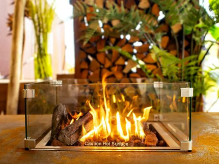 Mesa brasero Brann acero corten FORNO