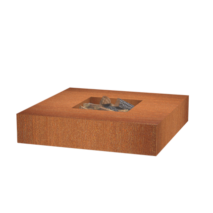 FORNO Mesa de fuego Acero Corten Cuadrada (Ø 120)