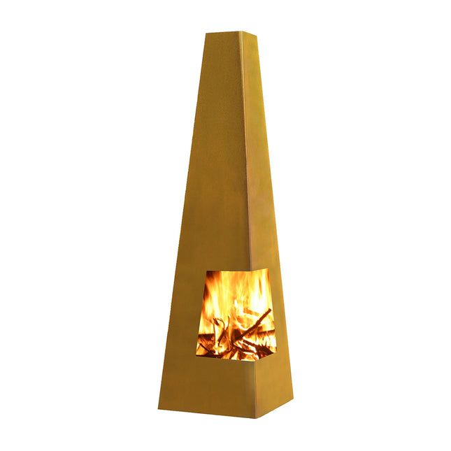 Chimenea de jardín Chacana XL acero corten GardenMaxX