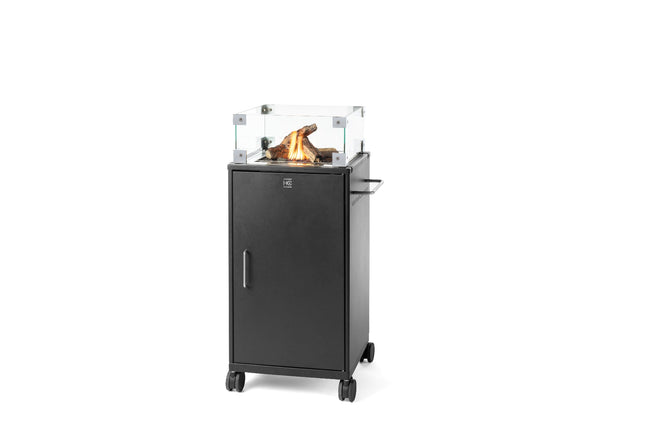 Chimenea de gas Move negra Happy Cocooning