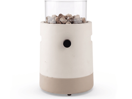 Chimenea de mesa Lumi Cone Split beige Happy Cocooning