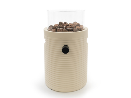 Happy Cocooning tafelbrander Lumi Groove oyster beige