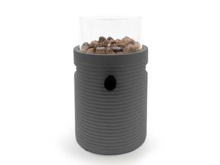 Chimenea de mesa Lumi Groove antracita Happy Cocooning