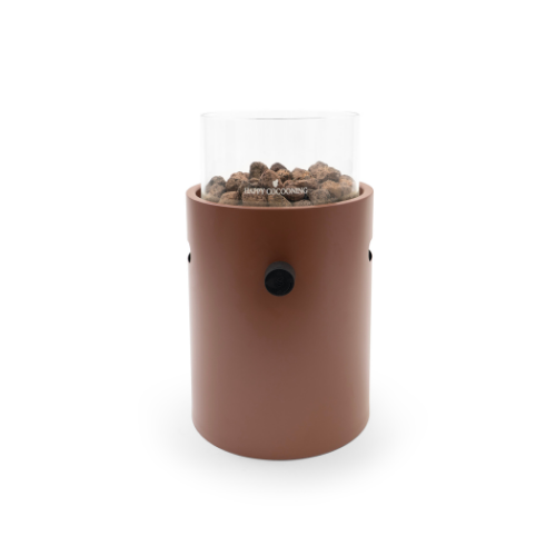 Chimenea de mesa Lumi Steel rojo Happy Cocooning
