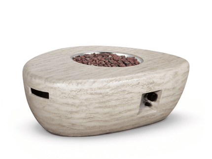 Happy Cocooning vuurtafel Estate Organic 107 travertin