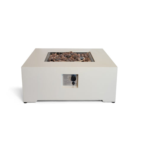 Mesa brasero Estate Square 88 beige Happy Cocooning