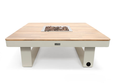 Mesa brasero Horizon 95 beige Happy Cocooning