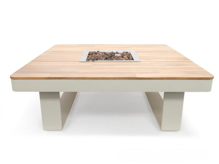Mesa brasero Horizon 95 beige Happy Cocooning
