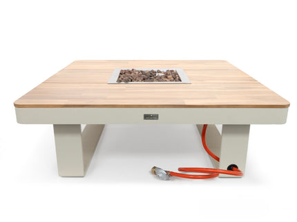 Mesa brasero Horizon 95 beige Happy Cocooning