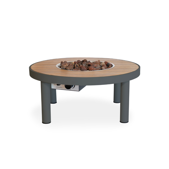 Mesa brasero Riviera 80 antracita Happy Cocooning