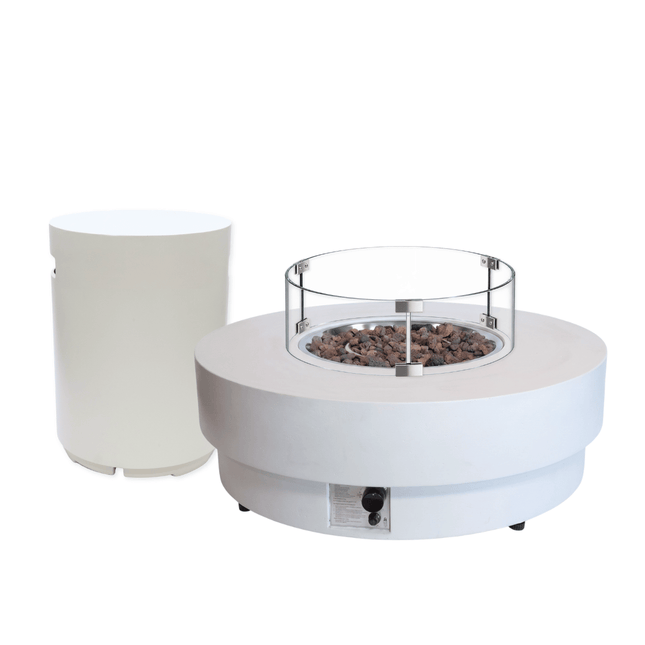 Set de mesa brasero Estate 105 oyster beige Happy Cocooning