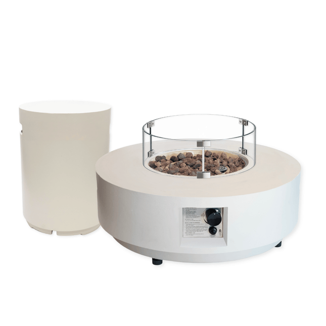 Set de mesa brasero Estate 76 oyster beige Happy Cocooning