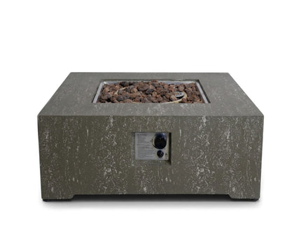 Set de mesa brasero Estate Square 88 oscuro travertino Happy Cocooning