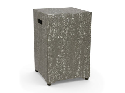 Set de mesa brasero Estate Square 88 oscuro travertino Happy Cocooning