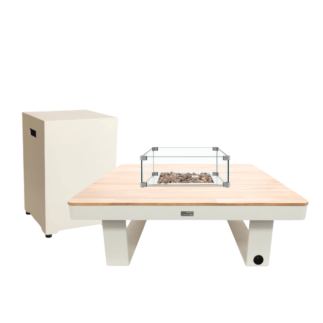 Set de mesa brasero Horizon 95 beige Happy Cocooning