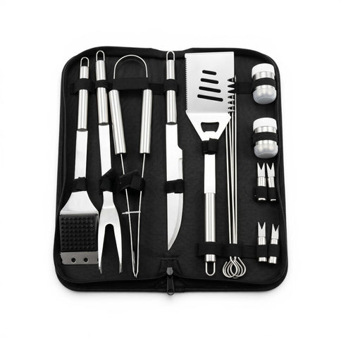 Utensilios barbacoa Enkel 17 piezas HEAT