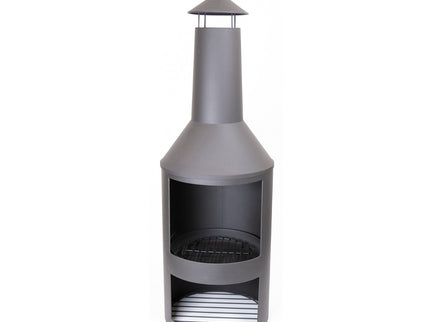 Chimenea de jardín  Larvik negra HEAT