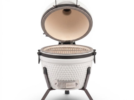 Barbacoa kamado Fyregg 13 blanca HEAT Premium