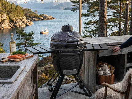 Barbacoa kamado Fyregg 18 marrón HEAT Premium