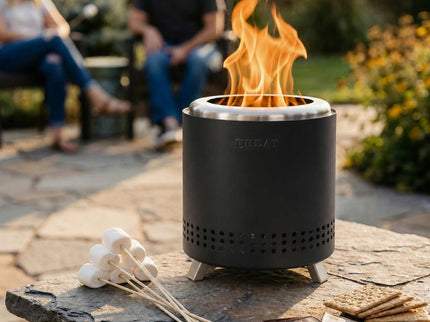 Brasero sin humo Rokfri Medium negro HEAT