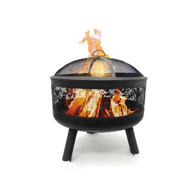 Brasero Alna acero negro HEAT