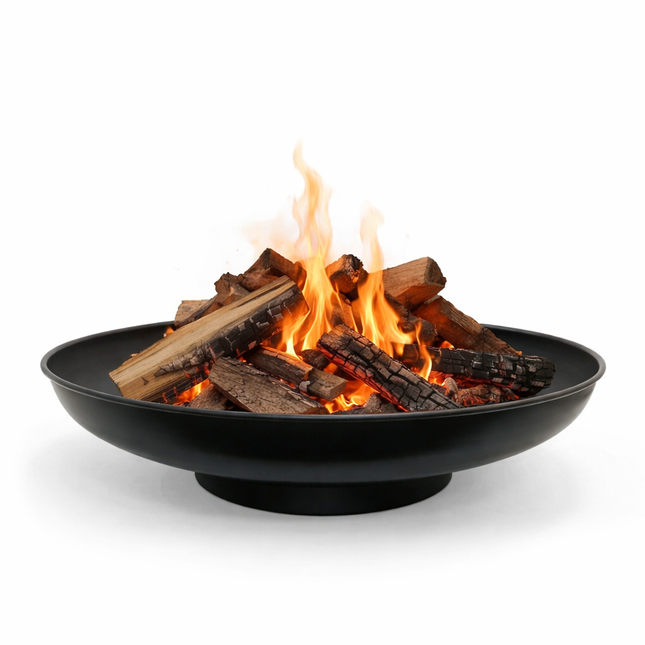Pebetero de leña Classic 60 cm negro HEAT