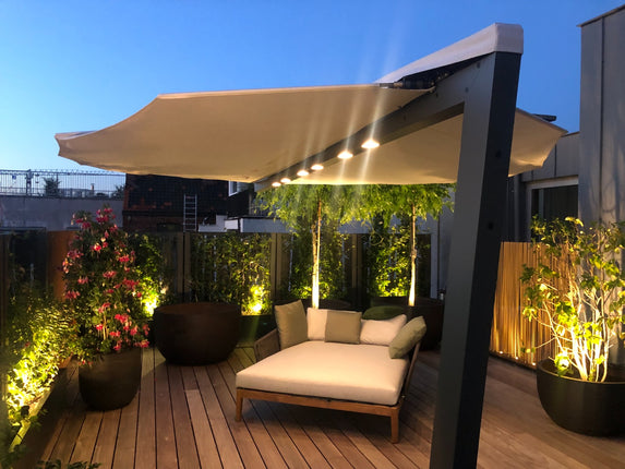 Estufa exterior / sombrilla LEAF® Heatsail
