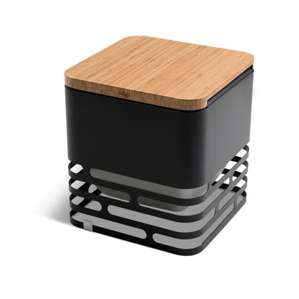 Höfats CUBE Vuurkorf zwart-Flip Set