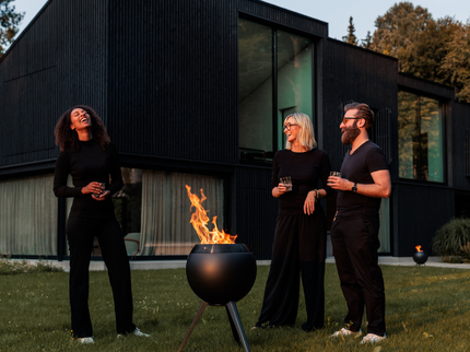 Brasero sin humo MOON 45 con base alta höfats