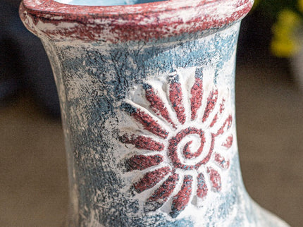 Chimenea mexicana Swirl small azul La Hacienda