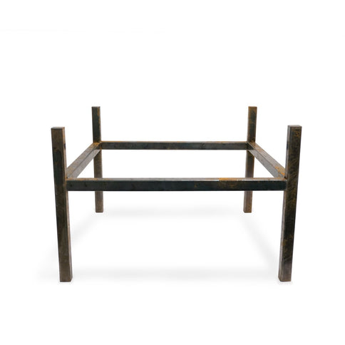 Soporte para pebetero de leña Square 100 cm carbono MOODZ