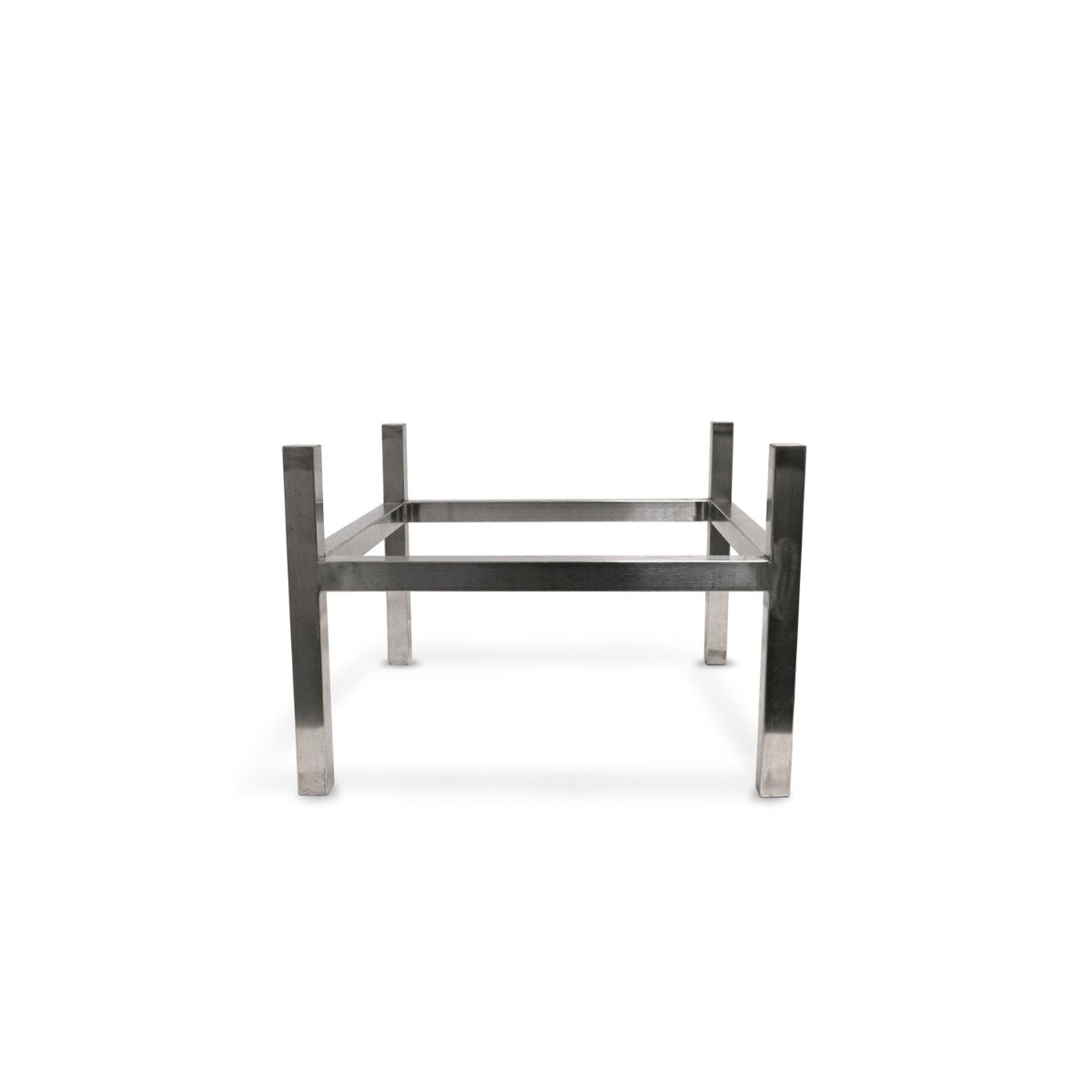 Pebetero ¿Comprar Soporte para pebetero de leña Square 60 cm acero inox MOODZ?