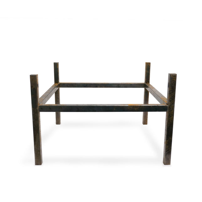 Soporte para pebetero de leña Square 80 cm carbono MOODZ