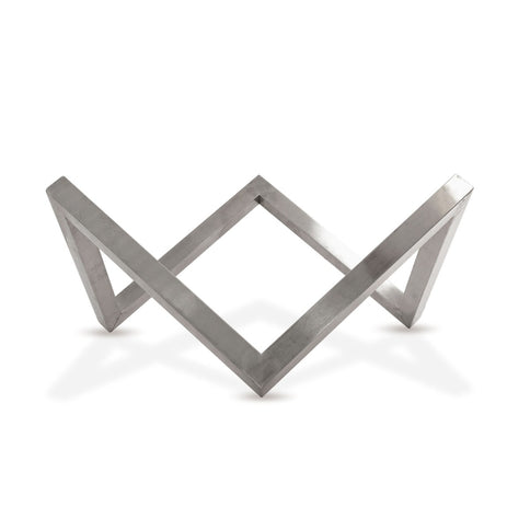 Soporte para pebetero de leña Star 60 cm acero inox MOODZ