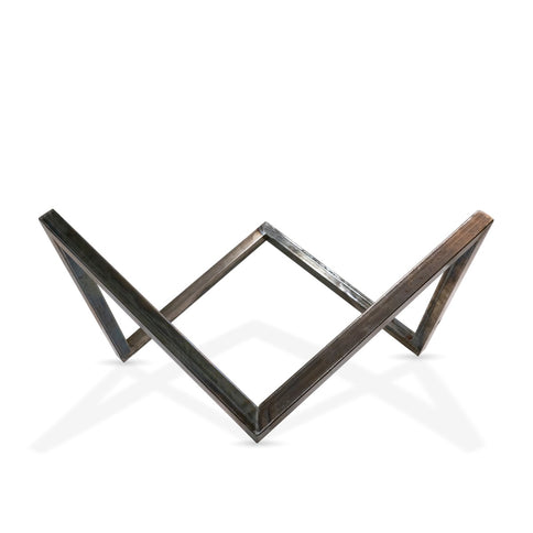 Soporte para pebetero de leña Star 80 cm carbono MOODZ