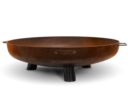 Pebetero de leña Feet & Handle acero corten (3 tamaños) MOODZ