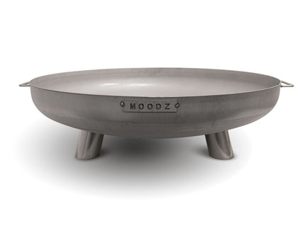 Pebetero de leña Feet & Handle 80 cm acero inoxidable MOODZ