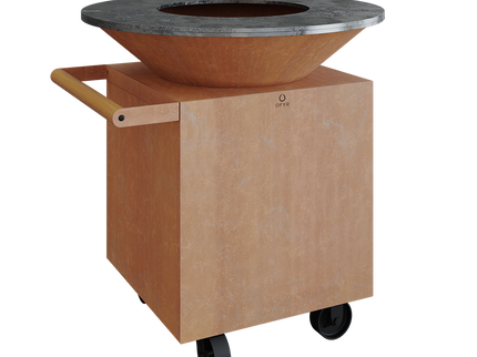 Barbacoa plancha Classic Storage PRO 100 acero corten