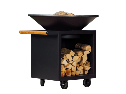 Barbacoa plancha Classic Storage PRO 100 negra