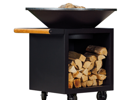 Barbacoa plancha Classic Storage PRO 100 negra