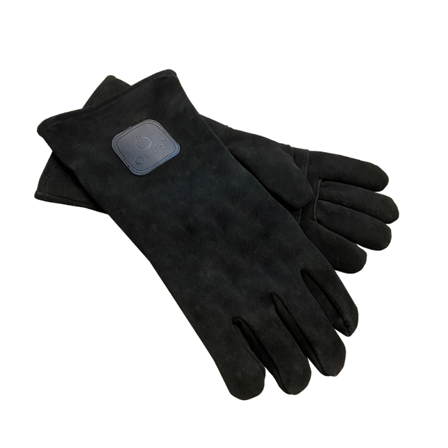 Guantes barbacoa de ante negro OFYR