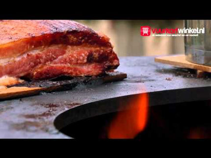 Barbacoa plancha Island 100 acero corten OFYR