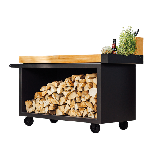 Mesa de trabajo Mise en Place Pro 135 negra OFYR