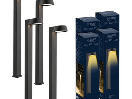 Pakketdeal ZOLUNA 4x priklamp Olivia