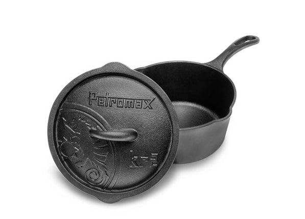 Petromax Cacerola de hierro fundido con tapa-1L