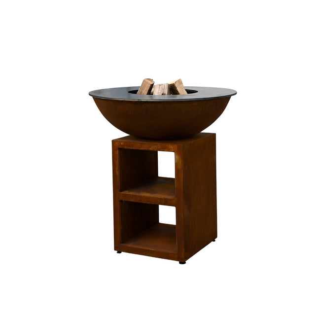 Barbacoa plancha PIATTO grande acero corten Quoco
