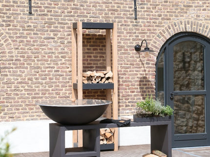 Barbacoa plancha PIATTO TAVOLO gris oscuro Quoco