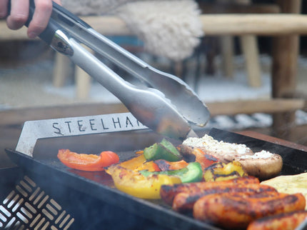 Steelhand Placa de parrilla V-Pocket